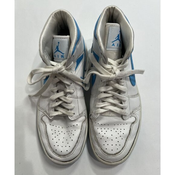 Air Jordan 1 Mid Leather Sneakers in UNC - Picture 2 of 9